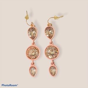 Pink Diamond Earrings